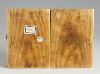 Diptych, 2 registers, bands of rosettes (décor de roses) (Back)