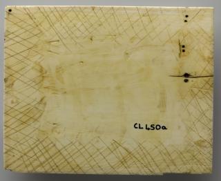 Panel (fragment of a casket), 1 register (coffret) (Back)