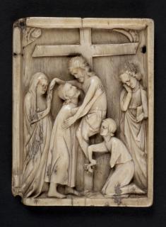 Wing, right (fragment of a diptych), 1 register (plaquette) (Front)