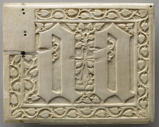 Panel (fragment of a casket), 1 register (coffret) (Front)