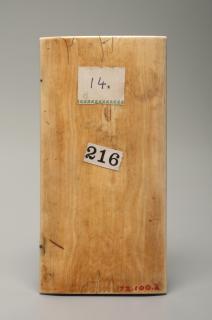 Wing, left (fragment of a diptych), 2 registers, 3 arches across (frise d'arcatures) (Back)