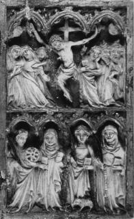 Diptych, 2 registers, 3 and 4 arches across (frise d'arcatures) (Wing, right)