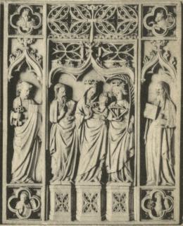 Panel, 1 register, 3 arches across (including 1 ogee arch) (Front)