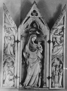 Gabled triptych (tabernacle) (Front)
