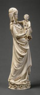 Statuette; known as the Virgin of the Sainte-Chapelle (Vierge de la Sainte-Chapelle) (Side)