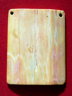 Panel, 1 register, 3 arches across (plaquette; frise d'arcatures) (Back)