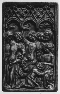 Writing tablet (tablettes à écrire), 1 register, 3 arches across (frise d'arcatures; plaquette) (Front)