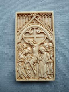 Panel, 1 register, 1 arch across (plaquette) (Front)