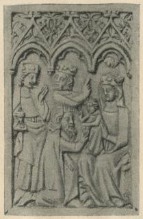 Panel (possibly a writing tablet), 1 register, 3 arches across (frise d'arcatures, plaquette; tablette à écrire) (Front)