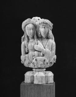 Rosary bead or rosary pendant, 2 faces (chapelet) (Side 1)