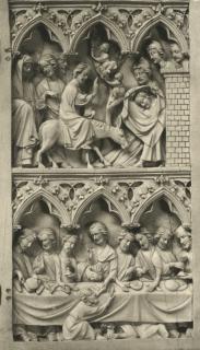 Diptych, 2 registers, 3 arches across (frise d'arcatures) (Wing, right)