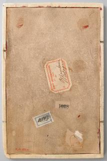 Openwork panel (plaque ajourée), 4 registers (colonnettes) (Back)