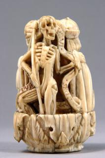 Rosary bead, 2 faces (chapelet)