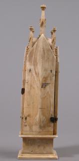 Gabled polyptych (tabernacle) (Back, closed)