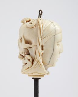Rosary bead, 2 faces (chapelet)