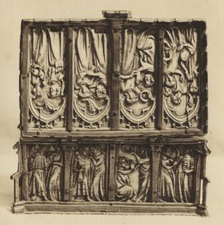 Casket (coffret; frise d'arcatures) (Lid; body, back)