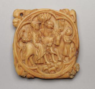Mirror case, frame of 6 lobes (valve de miroir) (Front)