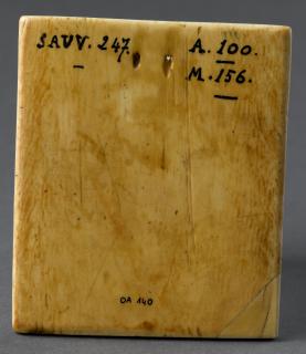 Panel, 1 register (plaquette) (Back)