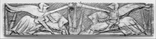 Panel, 1 register (fragment of a box) (Front)