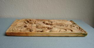 Diptych, 1 register, 1 arch across (plaquette) (Side)