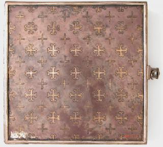 Openwork diptych with roundels (plaques ajourées) (Back)