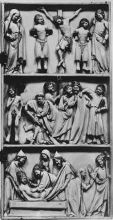 Diptych, 3 registers, 1 arch across (Wing, right)