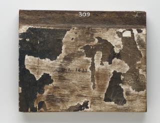 Panel (fragment of a casket?), 10 arches across (frise d'arcatures; colonnettes; coffret) (Back)