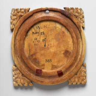 Mirror case, frame of 4 lobes (valve de miroir) (Back)