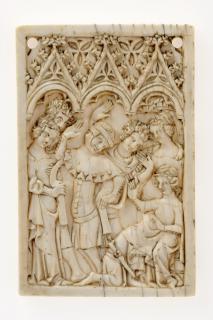 Writing tablet, 1 register, 3 arches across (frise d'arcatures; plaquette; tablette à écrire) (Front)