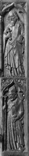 Triptych, 2 registers, with ogee arches; also known as the 'Grandisson Triptych' (Front)