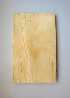 Diptych, 2 registers, 2 arches across (colonnettes; frise d'arcatures) (Back)