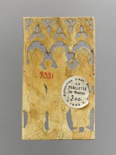 Openwork panel, 1 register, 3 arches across (frise d'arcatures; plaquette ajourée) (Back)