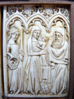 Panel, 1 register, 3 arches across (frise d'arcatures; plaquette) (Front)