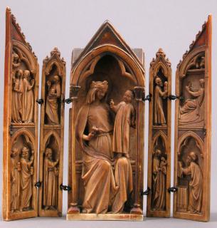 Gabled polyptych (tabernacle) (Front)