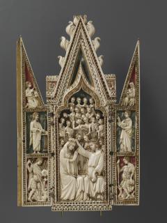 Gabled triptych (Open, front)