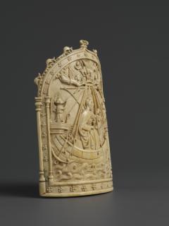 Pax, band of rosettes (baiser de paix; décor de roses; colonnettes) (Side)