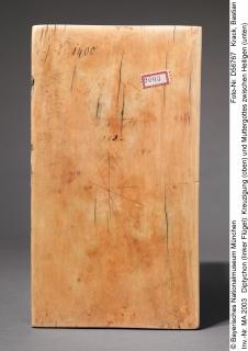 Diptych, 2 registers, 5 arches across (frise d'arcatures) (Wing, right, back)