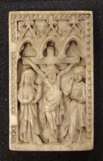 Panel, 1 register, 3 arches across (plaquette, frise d'arcatures) (Front)