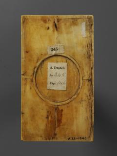 Writing tablet, 2 registers, 5 arches across (frise d'arcatures; tablette à écrire) (Back)