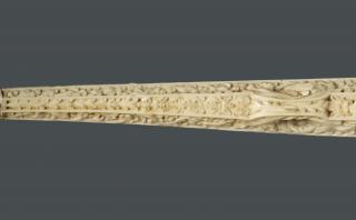 Hunting horn (oliphant) (Detail, top strip)
