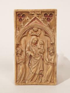 Panel, 1 register, 1 arch across (plaquette) (Front)
