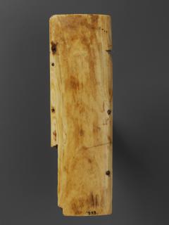 Panel (fragment of polyptych), 3 registers, 1 arch across (Back)