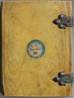 Diptych, 1 register (plaquettes) (Back, right wing)