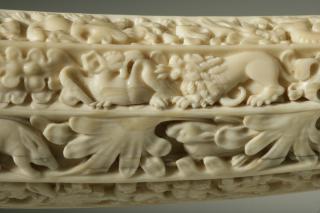 Hunting horn (oliphant) (Detail, side 2)