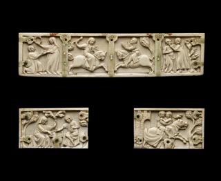 Panels (fragment of a casket; coffret) (Front)