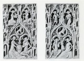Openwork panels, 2 registers, 1 and 2 arches across (plaque ajourée) (Front)