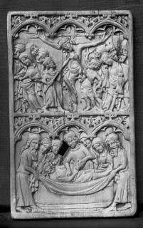 Writing tablet, 2 registers, 3 arches across (plaquette; frise d'arcatures; tablette à écrire) (Front)