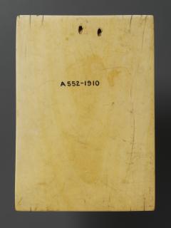 Diptych, 1 register, 1 arch across (plaquettes) (Wing, right, back)