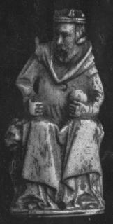 Relief (appliqué) or chess piece (Front)