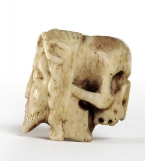 Rosary bead, 2 faces (chapelet) (Side)